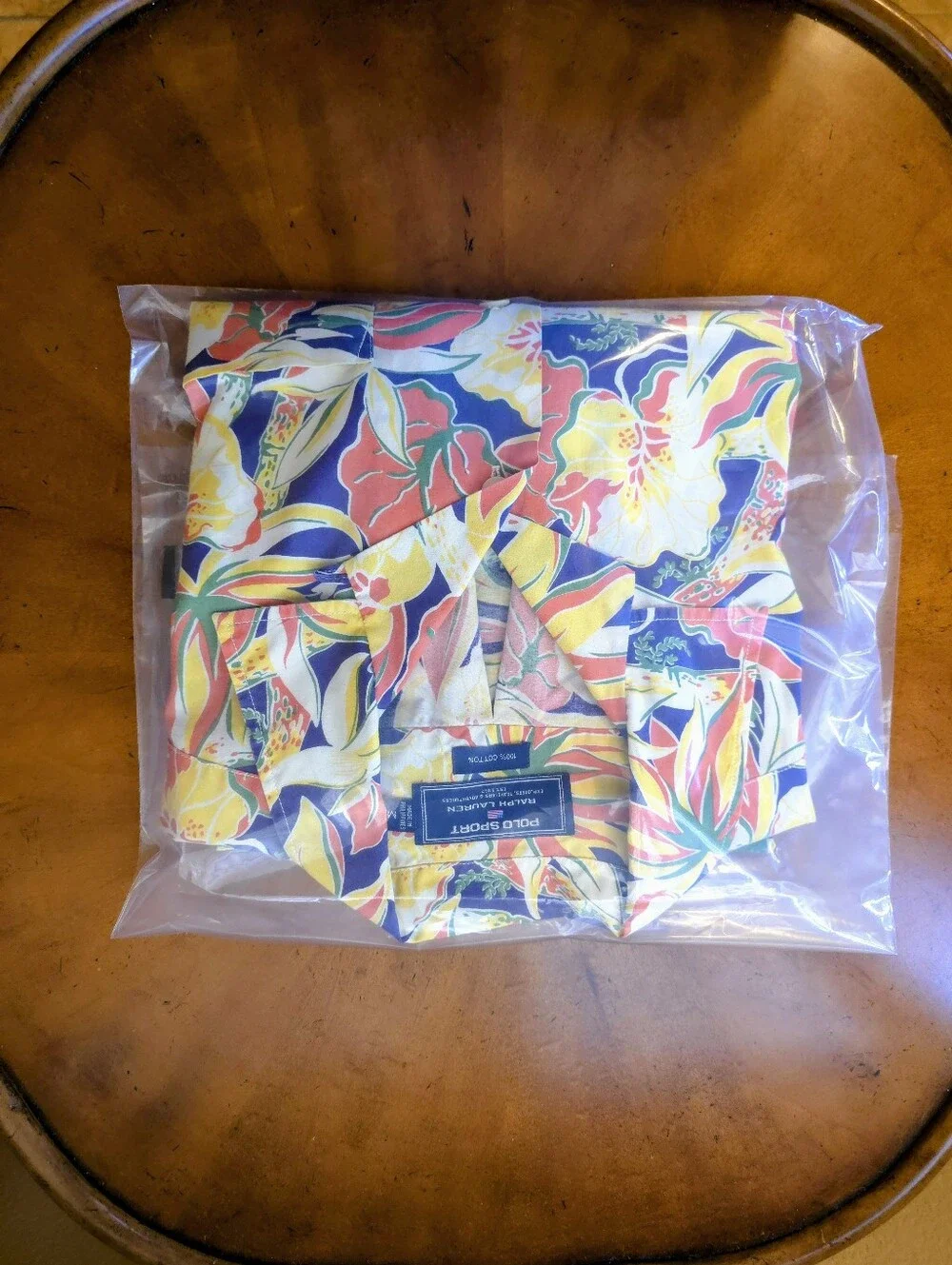 Polo Sport (M) Camp Shirt Yellow/orange